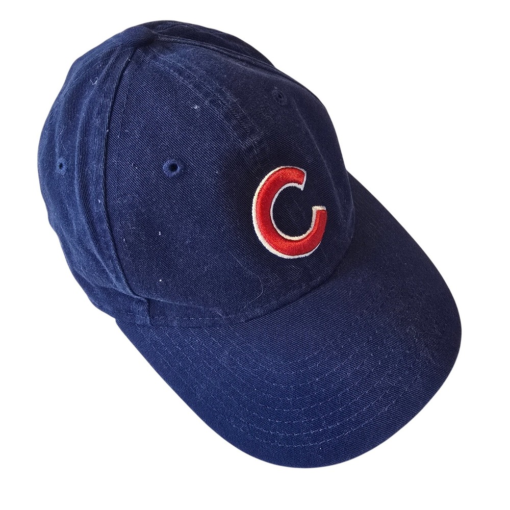 New‎ Era Chicago Cubs Hat Youth OSFM Navy Blue Adjustable MLB Baseball Cap 2017